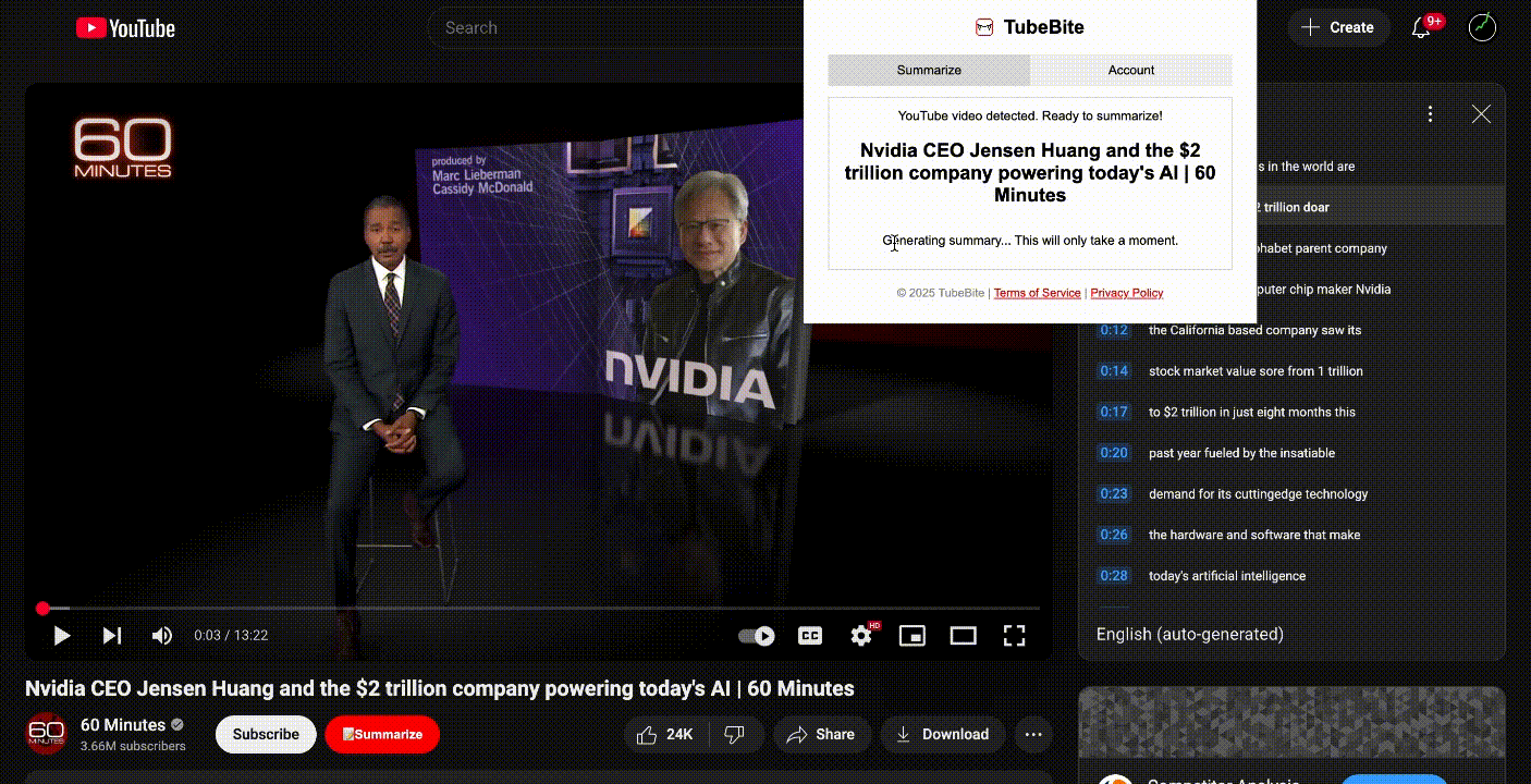 Getting your summary